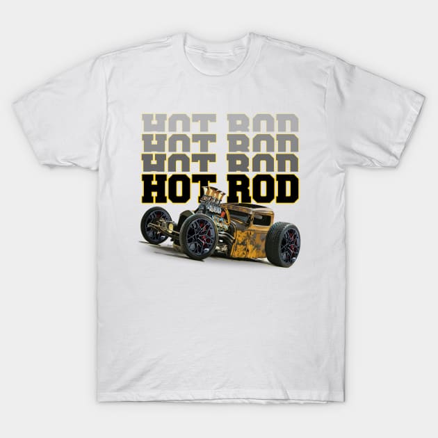 Hot Rod - Hot Rod - Hot Rod T-Shirt by Wilcox PhotoArt